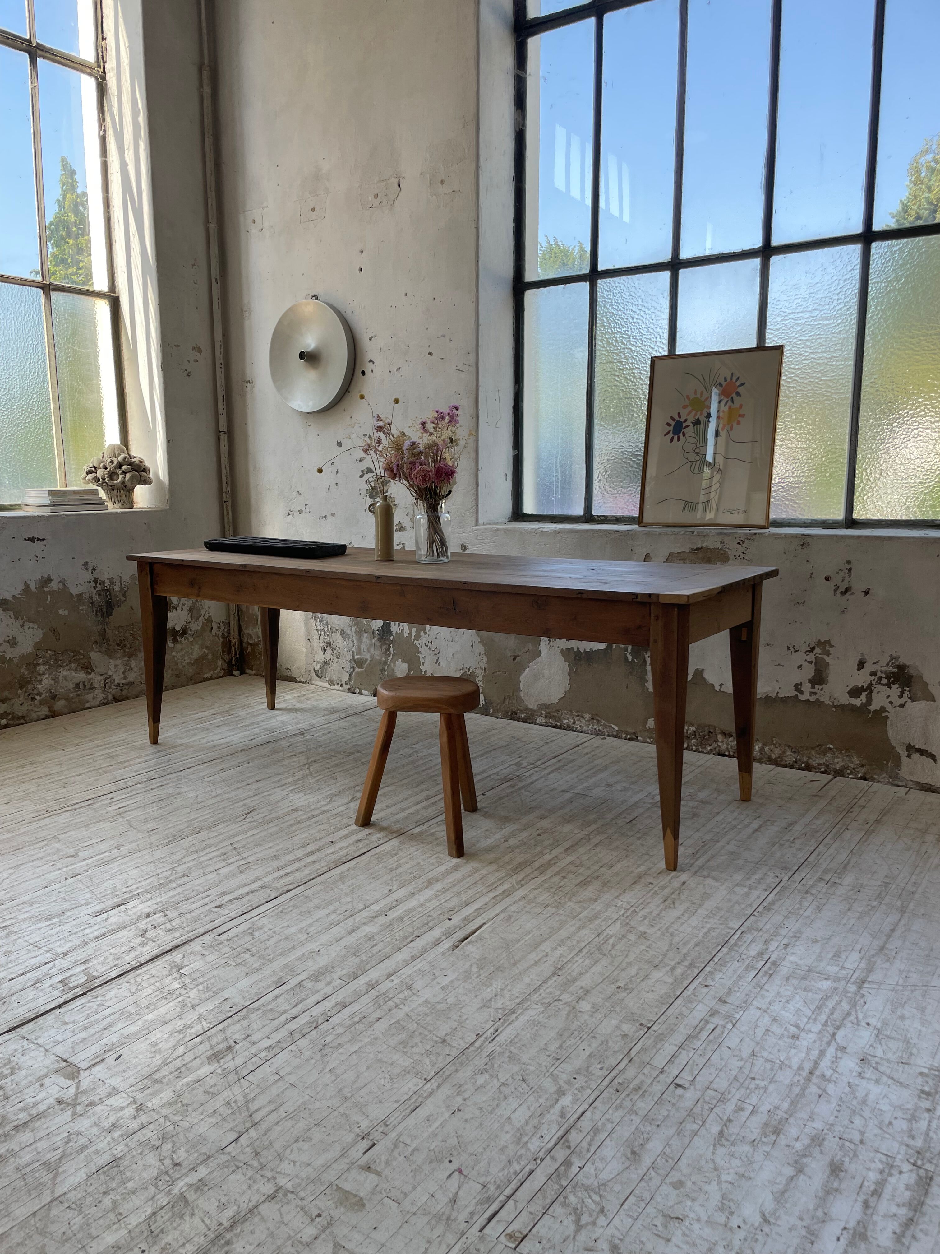 Oak farmhouse table
