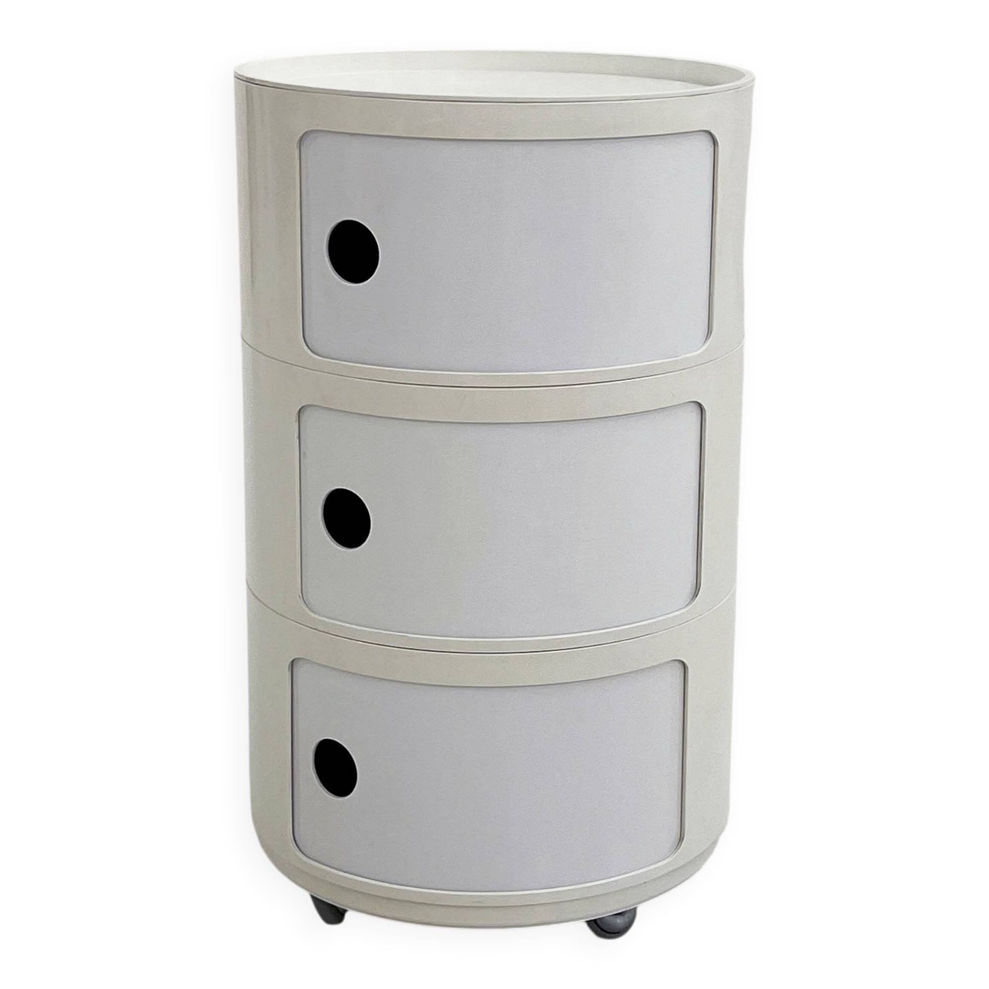 Cabinet Componibili blanc par Anna Castelli Ferrieri pour Kartell, 1970