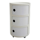 Cabinet Componibili blanc par Anna Castelli Ferrieri pour Kartell, 1970