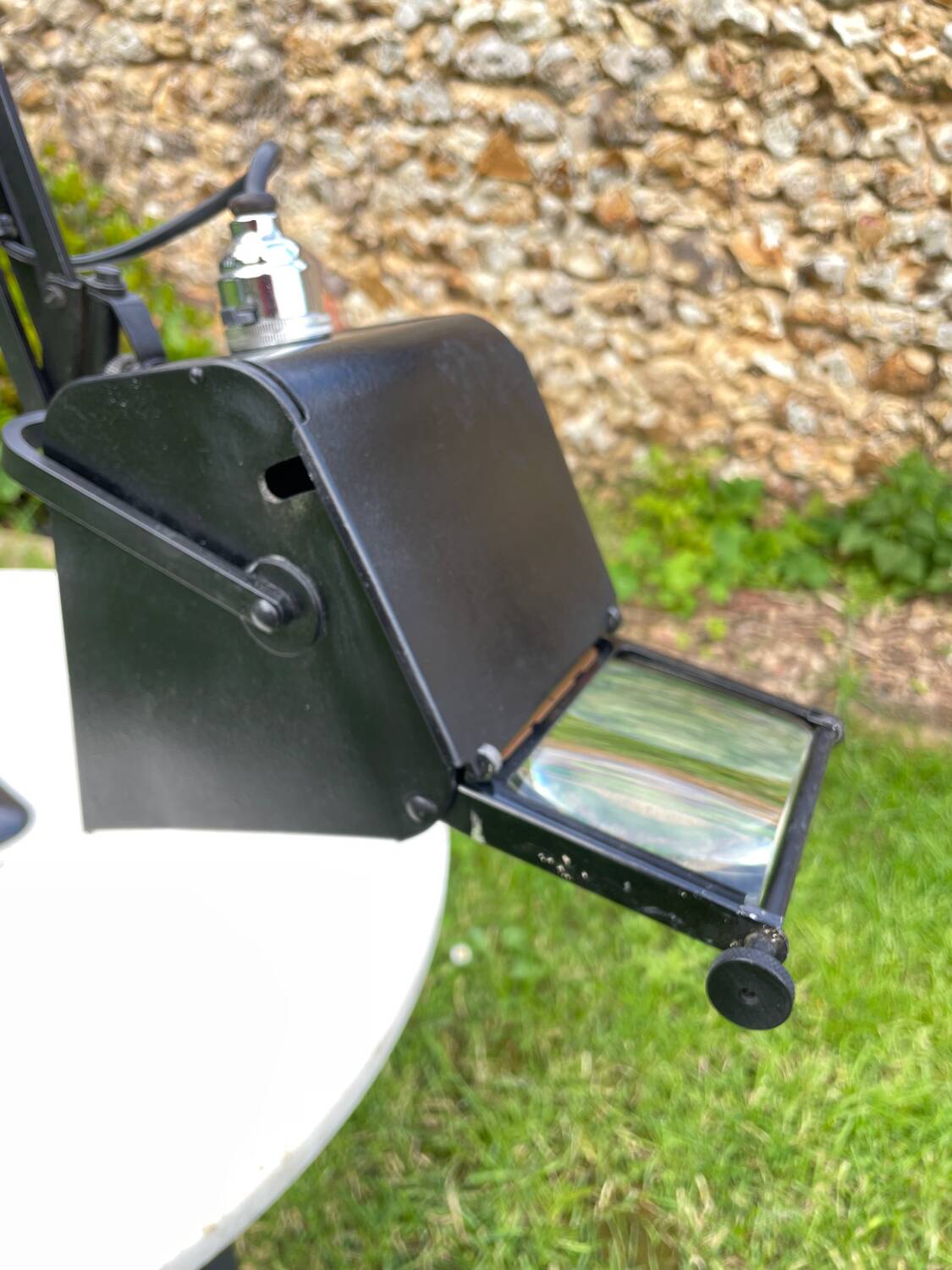 Hadrill Hortsmann Pluslite lamp vintage 1950