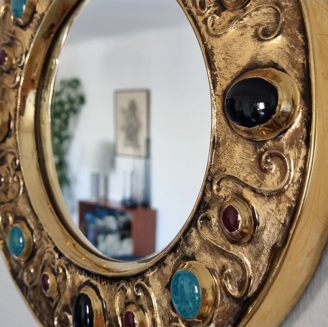 Ceramic mirror François Lembo