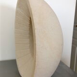 Vintage stone abstract sculpture signed Tajana