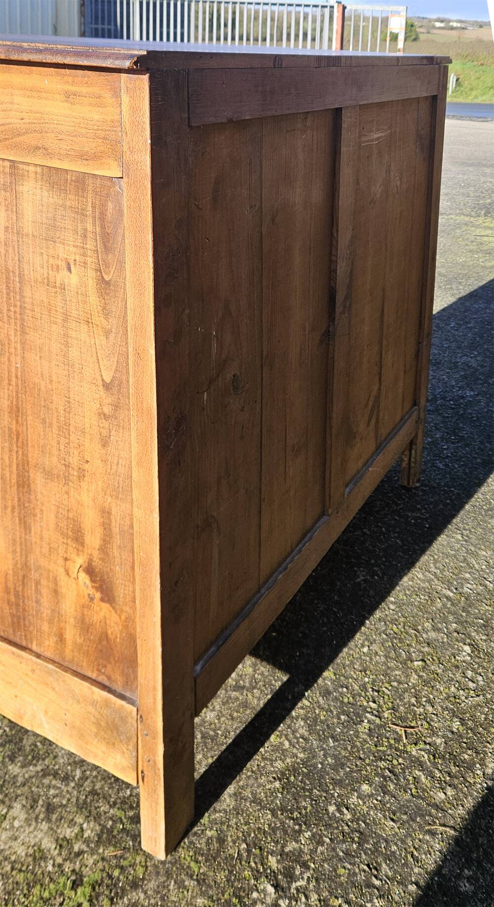 Antique solid wood chest of drawers – rustic charm, circa 1880–1920