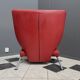 Chaise relax pliable rouge par Stefan Heiliger modèle Solo 699 pour WK Wohnen