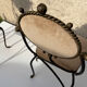 Vintage wrought iron chair design 80s/90s