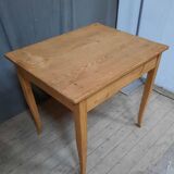 Louis XV style table in natural wood