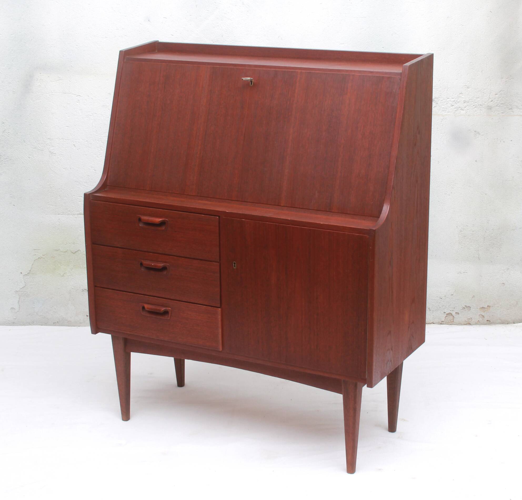1950s secretary desk in teak