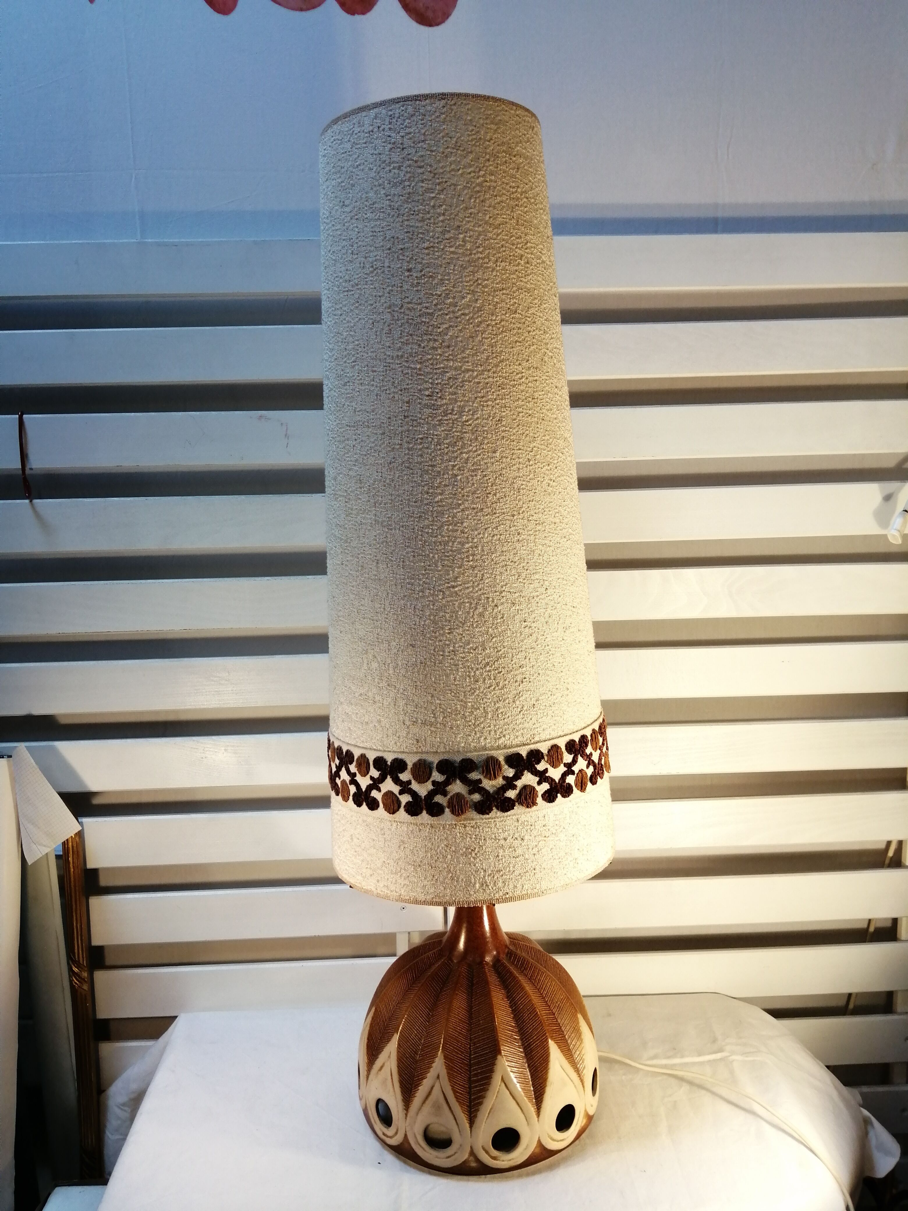 Vintage XXL ceramic table lamp