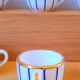 Service of 6 80s coffee cups