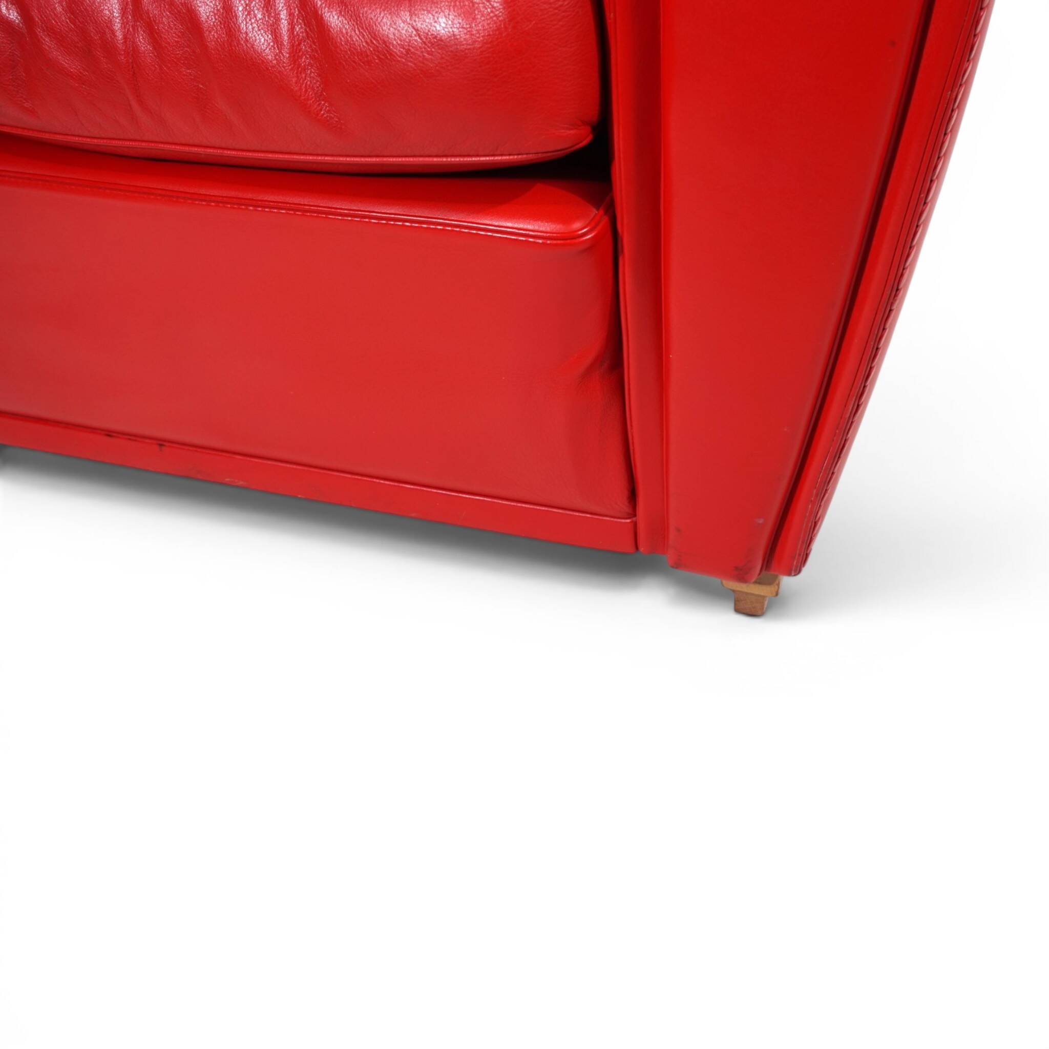 Poltrona Frau Vanity Fair Leather Armchair by Renzo Frau, 1990