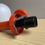 Mid Century orange wall sconce lamp 1970s