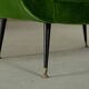 Fauteuils en velours vert par Gigi Radice, Italie, années 1950.