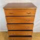 Commode rétro vintage en teck du milieu du siècle par Beeanese – 1960 Élégante
