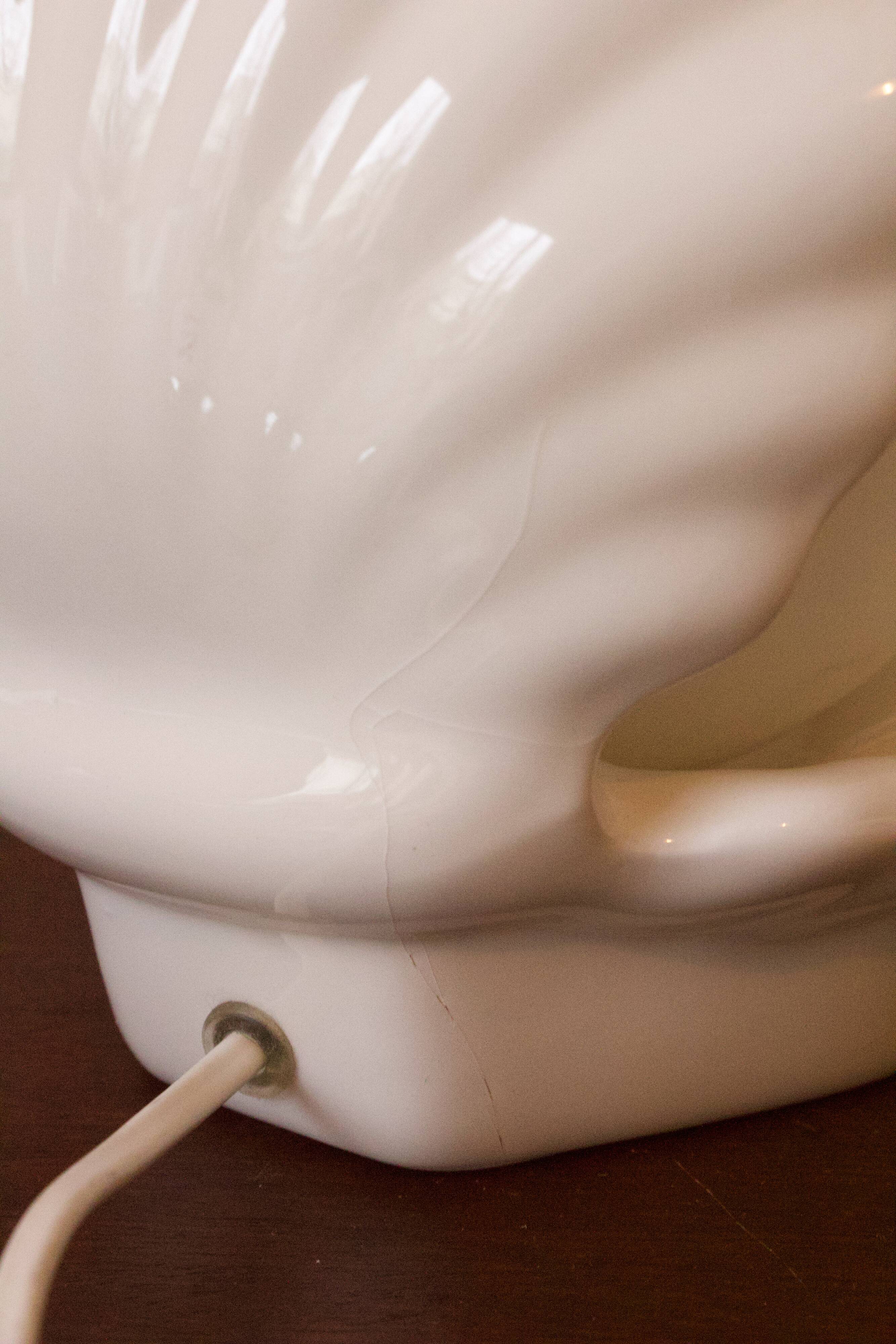 Vintage shell lamp 80s