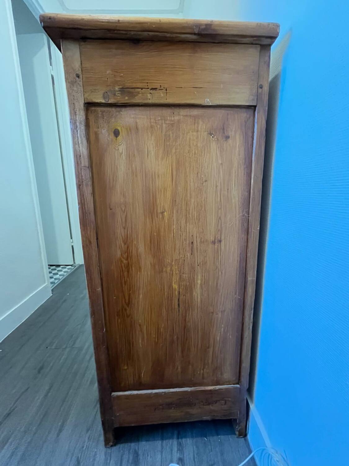 Raw vintage Parisian sideboard