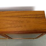Vintage teak shopping shop window shelf 60s