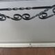 Wrought iron mirror