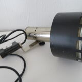 Vintage spot lamp 1960-70 metal and stainless steel with bakelite vice