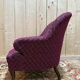 Napoleon III style toadstool armchair