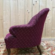 Fauteuil Crapaud de style Napoléon III
