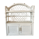 Rattan wall shelf