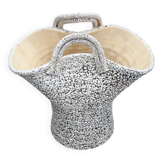 Panier, vase en céramique