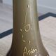 Large 50 cm high single-flower vase signed Arion