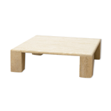 70’s Italian travertine coffee table.