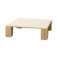 Table basse italienne en travertin des années 70.