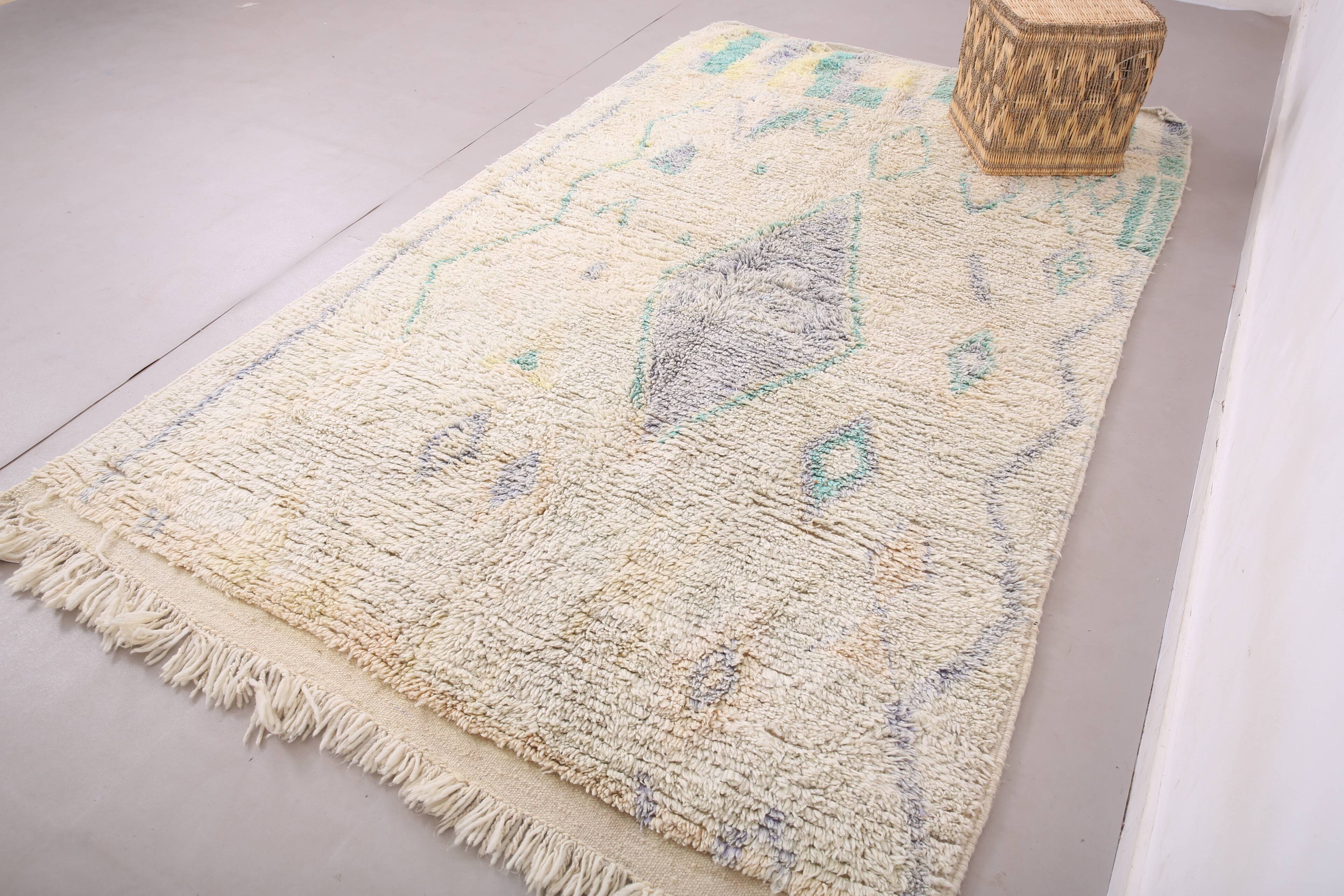 Vintage Boujaad Rug 162 x 271 cm - Berber Wool Rug - Handmade Moroccan rug