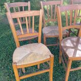 Suite six mismatched bistro chairs