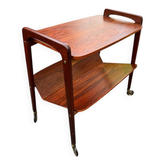 Bar / rolling serving trolley – Opal small furniture – Scandinavian design 1960