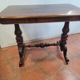 Antique mahogany bistro table