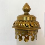 Antique brass train wall lamp