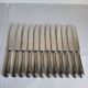 12 silver-plated table knives with stainless steel blades nogent
