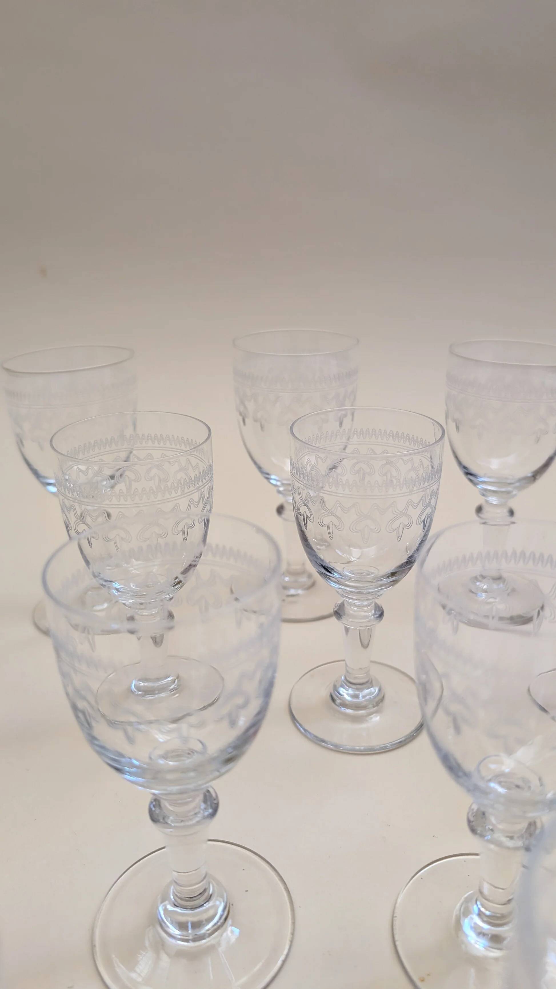 Engraved glasses