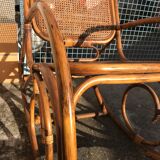 Rocking chair rattan