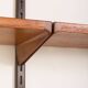 Kai Kristiansen teak wall unit with a hidden desk for FM Mobler