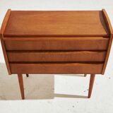 Restored oak nightstand