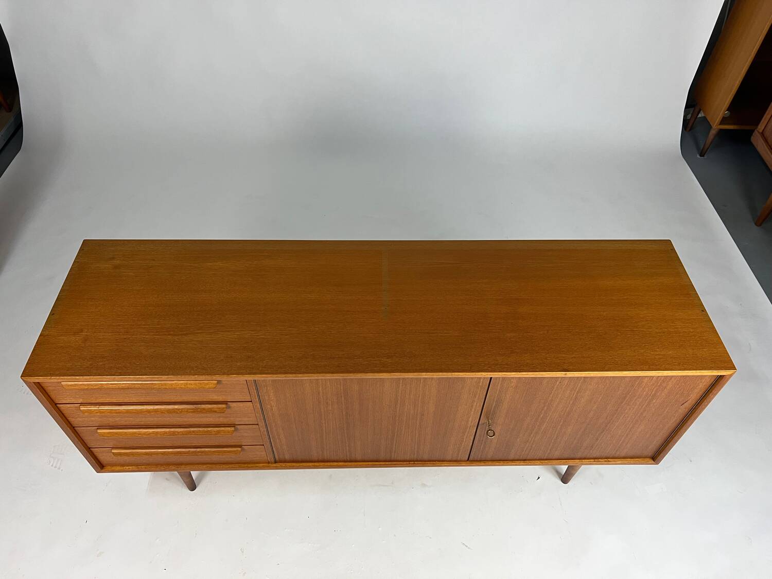 Mid-century teak sideboard WK Möbel 60s vintage