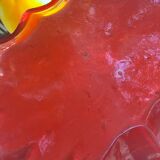 Orange enameled sheet pan