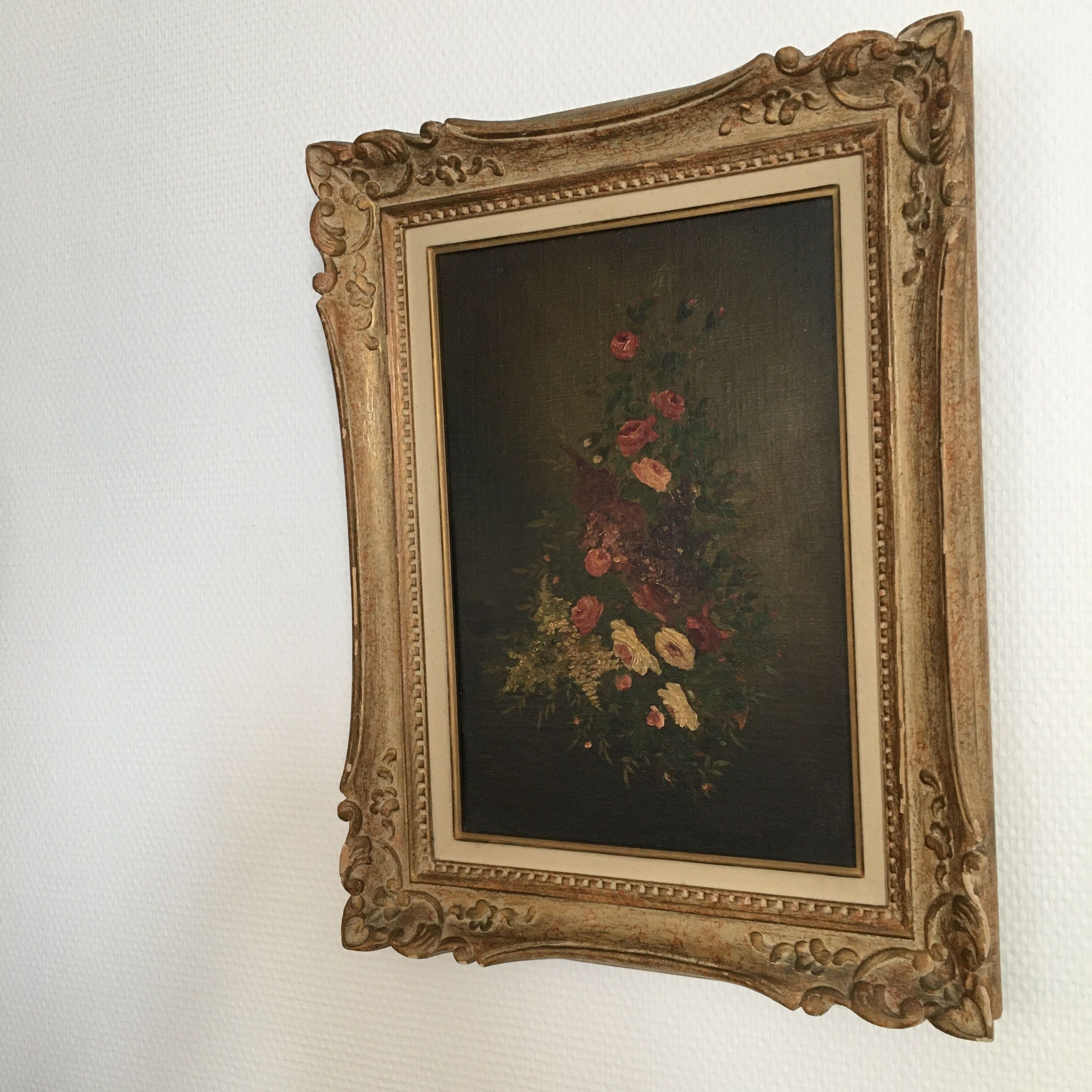 Ancient painting sheaf of flowers