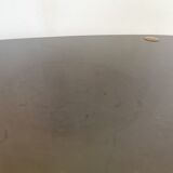 Oval coffee table in black opaline