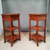 Pair of bedside art nouveau