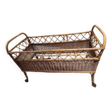 Old rattan bed