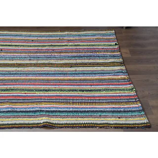 1970s Vintage Turkish Oushak Handmade Wool & Cotton Blue Rug 184x347