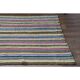 1970s Vintage Turkish Oushak Handmade Wool & Cotton Blue Rug 184x347