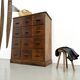 Antique 12-drawer workshop cabinet, circa 1900