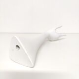 Hand ring holder jewelry in white resin