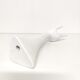 Hand ring holder jewelry in white resin